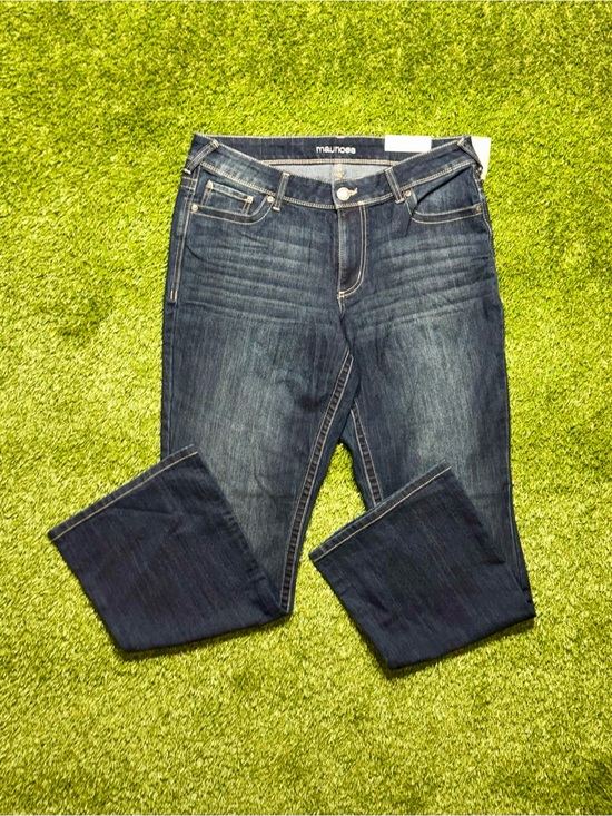 Maurices Denim - maurices Denim Flex Bootcut Jeans Mid Rise Stretch Women’s 14W Navy Blue